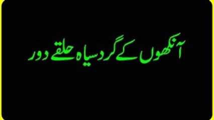 Aankho ke Kale Ghere (Dark Circles)