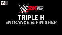 WWE 2K15 - Triple H - Attire, Entrance & Finisher