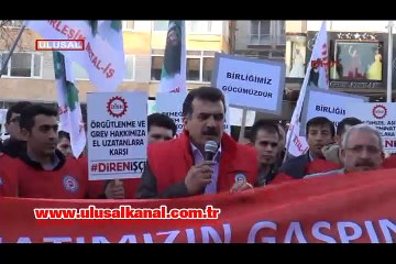 İşçiler Tekirdağ-Çorlu'da kiralık işçiliğe karşı  yürüyüş yaptı