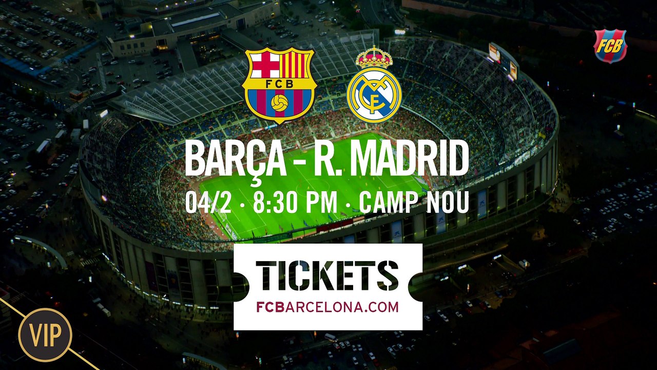 Barça – R. Madrid: live the most exclusive experience. Tickets available