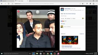 Sham Idrees froggy waqar malik Ali and Shahveer Jafry live facebook