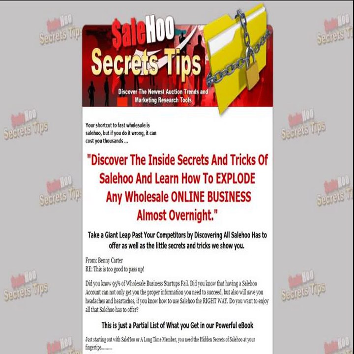 SaleHoo Tricks Tips