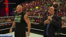 WWE Monday Night Raw 17-08-2015 - The Undertaker crashes Brock Lesnar's homecoming celebration [HD]