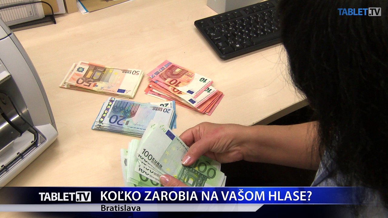 Strany získajú za jeden hlas 8,83 eur  