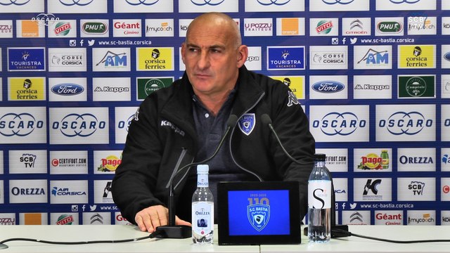 Bastia-Nantes : Conf. d'avant-match de F. Ciccolini