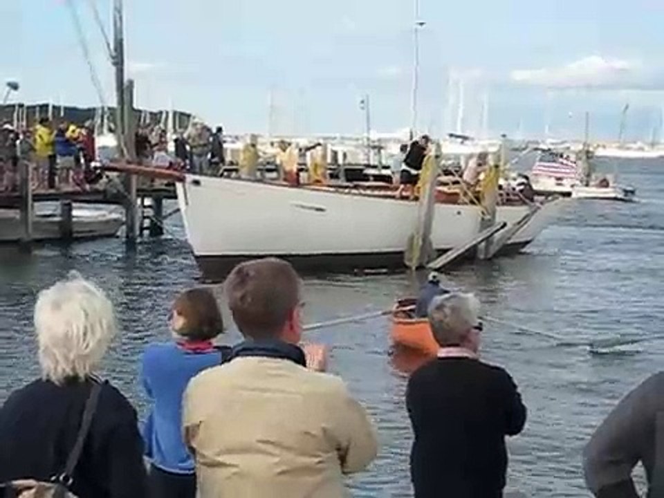 Launch of Charlotte — Fifty Foot Wooden Schooner