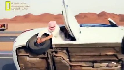 Changing the car Wheel during one sided Wheeling in Saudi Arabia