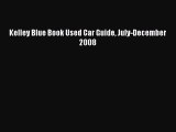 Read Kelley Blue Book Used Car Guide July-December 2008 Ebook Free