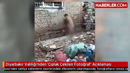 Diyarbakır Valiliği'nden 'Çıplak Çekilen Fotoğraf' Açıklaması