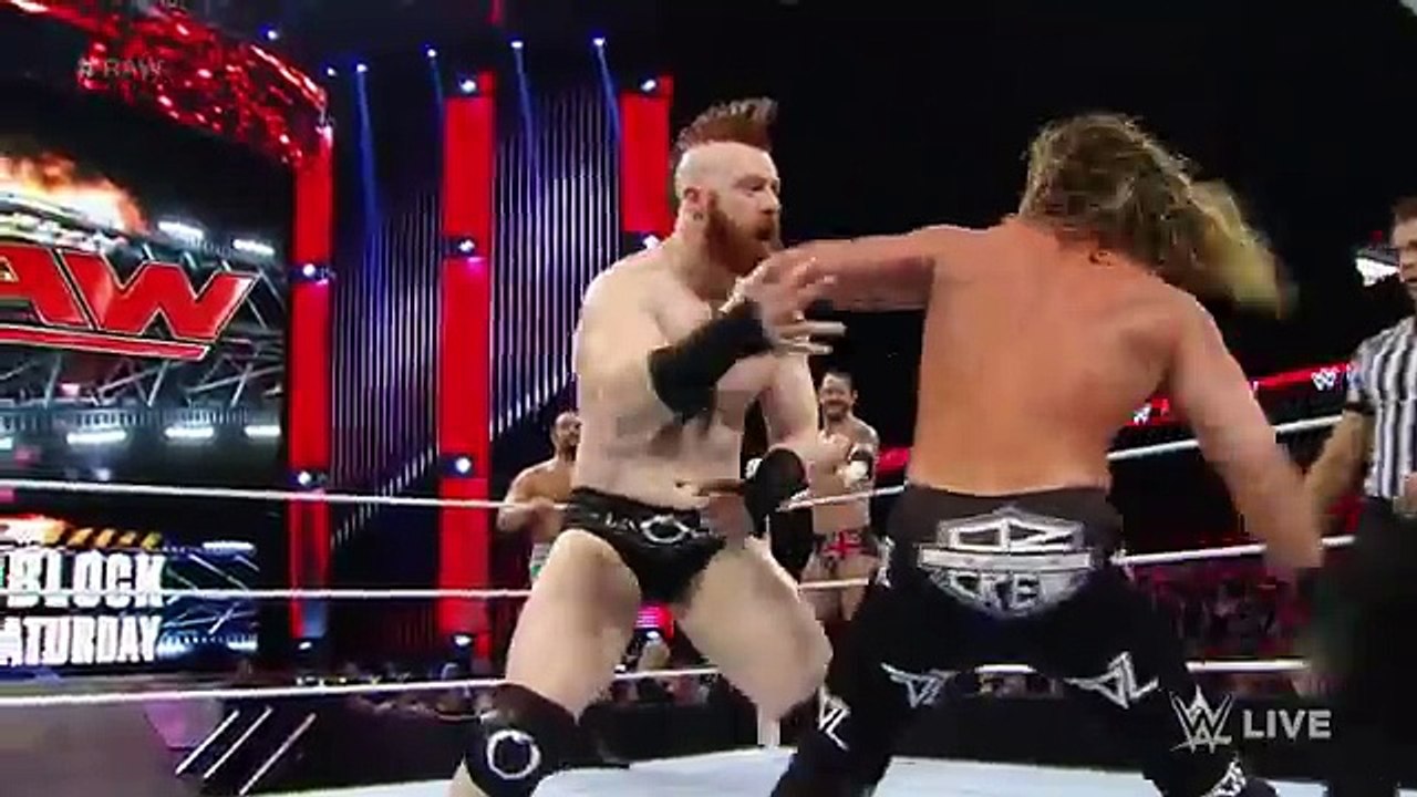 Dolph Ziggler vs. Sheamus, Rusev & King Barrett