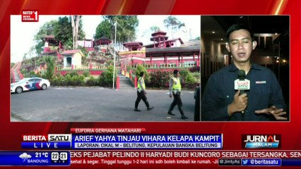 Menteri Pariwisata Meninjau Persiapan Pantauan GMT di Belitung