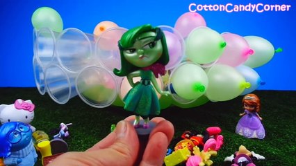 Huge 40 Balloon Surprise Toys Disney Shopkins Inside Out CottonCandyCorner