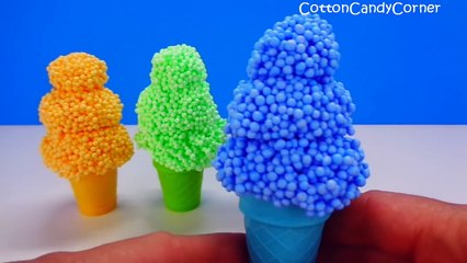 Ice Cream Foam Clay Surprise Eggs Cars Strawberry Short Cake