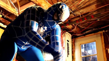 The Amazing Blue Spiderman vs Joker in Real Life - Superhero Fights and Having Fun Movie