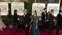 ASS GRAB: Calista Flockhart GRABS Harrison Fords BUTT | Golden Globes 2016