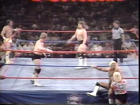 The Fabulous Freebirds vs Curt Hennig and Greg Gagne