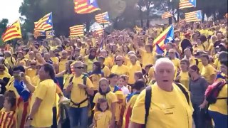 Catalan National Anthem in the Catalan Way