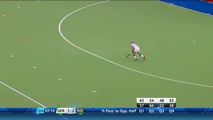 GER 1-2 NZL Webster has a great chance to win it, but fires over the bar #HWL2015 #Rosario