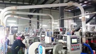 Over 60 sets Paper cup making machine working in customer factory ZBJ X12