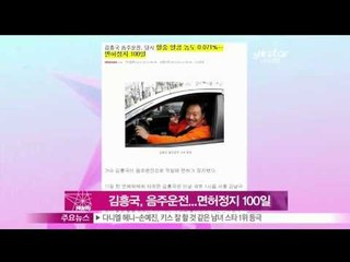 [Y-STAR] Kim Heungguk is suspended his licence for driving drunk(김흥국, 음주운전   면허정지 100일)