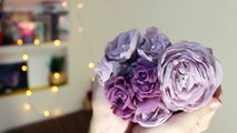 DIY  ♡ 8 марта подарок ♡ Цветы из ткани ✿ Розы из шифона своими руками - ASOI