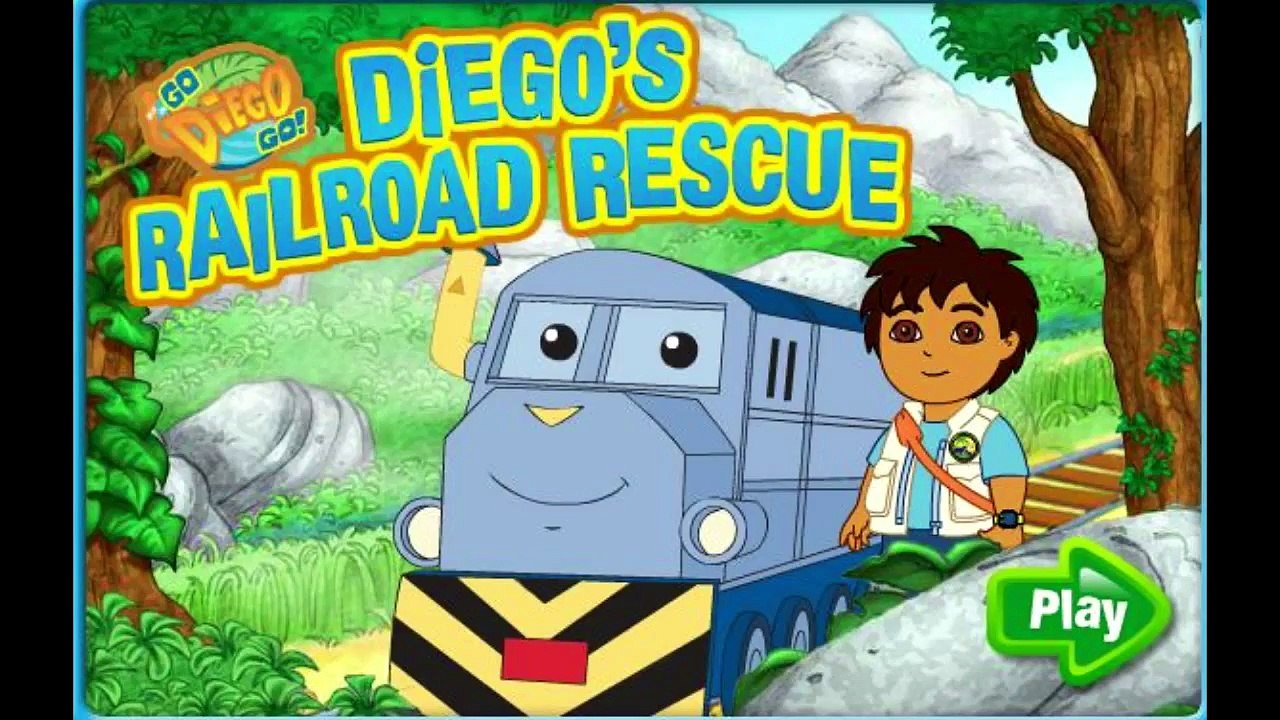 Go Dieogo Go - Diegos Railroad Dercue - Go Dieogo Go Game