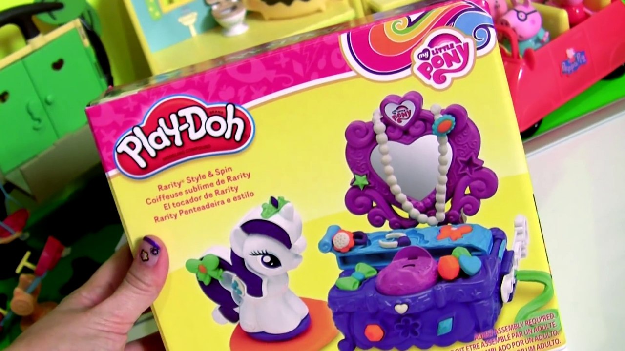 MLP PLAY DOH PENTEADEIRA DA RARITY Meu Pequeno Pônei - My Little Pony Rarity Play doh Style and Spin