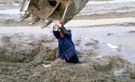 Russian Guy Needs Help Getting Unstuck From The Mud