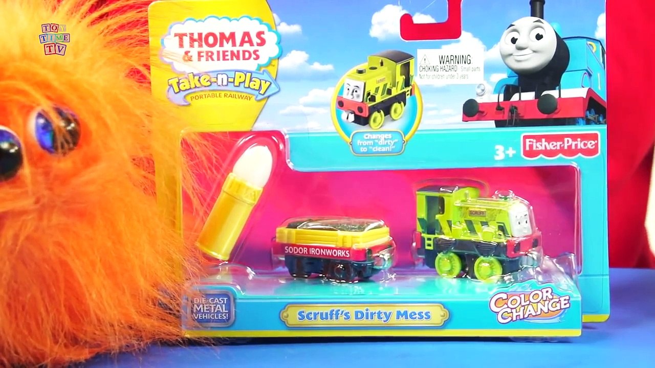 Thomas and Friends Scruffs Dirty Mess Take N play Toy Playset Fisher Price HIT