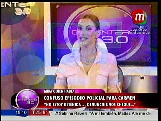 Confuso episodio policial para Carmen Barbieri