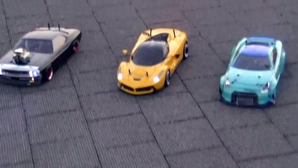 RC Car Drifting Dadge Charanger,GTR,Ferrali
