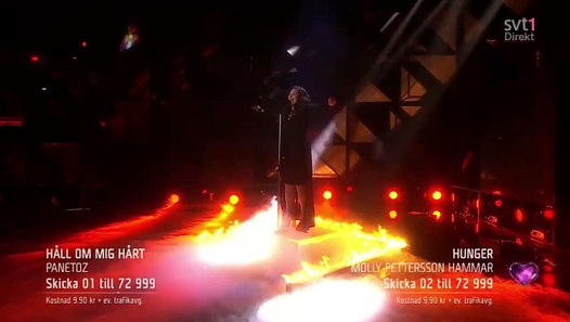 Eurovision Song Contest 2016 Molly Pettersson Hammar - Hunger ...