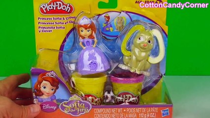 Play Doh Princess Sofia & Clover Surprise Toys CottonCandyCorner
