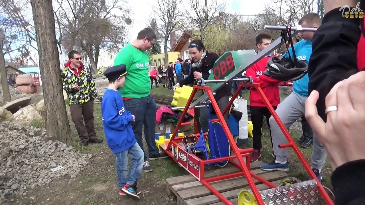 Draisinenrennen Liliputbahn  teil1