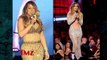 J Lo Scrolls Through Instagram While Mariah Carey Is Performing!