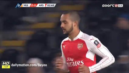 Theo Walcott Disallowed Goal HD - Hull City 0-0 Arsenal - 08-03-2016 FA Cup