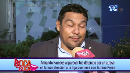Futbolista Armando Paredes detenido por problemas de manutención