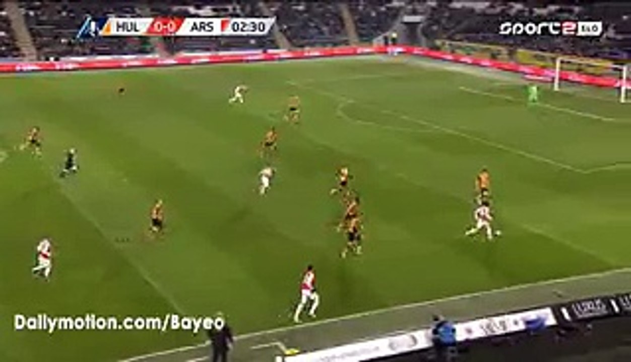Theo Walcott Disallow Goal HD  Hull City vs Arsenal - 08-03-2016 FA Cup