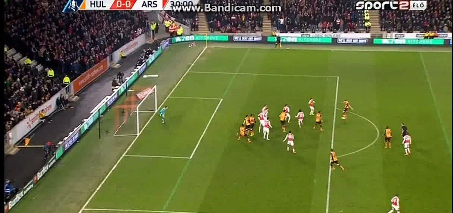 David Ospina amazing save - Hull City vs Arsenal 08-03-2016