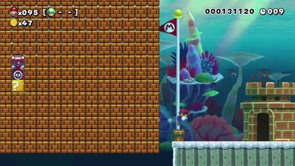 Super Mario Maker - 100 Mario Challenge 0-052 Normal - Mahjong Tile Reward