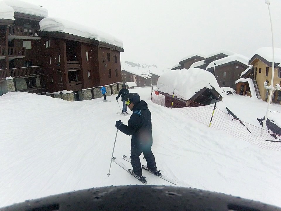 julio au ski 1ere fois sur des skis ! 2016