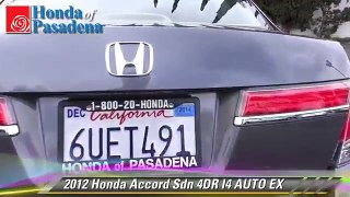 Used 2012 Honda Accord EX - Pasadena, Los Angeles, Glendale, Alhambra, Cerritos, Orange, CA