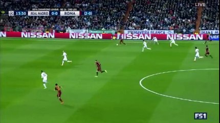 Edin Dzeko What a Chance - Real Madrid 0-0 Roma 08.03.2016