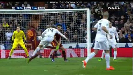 Luka Modric Amazing  Chance Real Madrid 0-0 Roma 08-03-2016