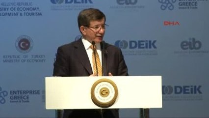 İzmir Başbakan Davutoğlu Türkiye Yunanistan İş Forumu'nda Konuştu 2