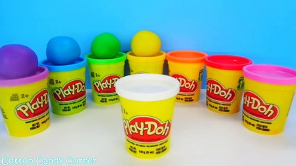 Play DohHow To Make a Giant Ice Cream Rainbow Popsicle Cotton Candy Corner