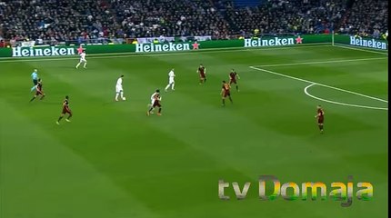 Real Madrid vs Roma 0-0 Ronaldo attempt 08.03.2016.