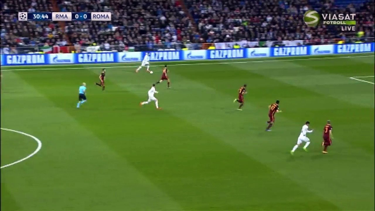 Cristiano Ronaldo Amazing Skill and Shot HD . Real Madrid 0-0 AS Roma 08.03.2016 HD