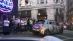 London crowds during Gumball 3000 Miami2Ibiza 2014 in the Porsche 911 Turbo PDK with Gustav