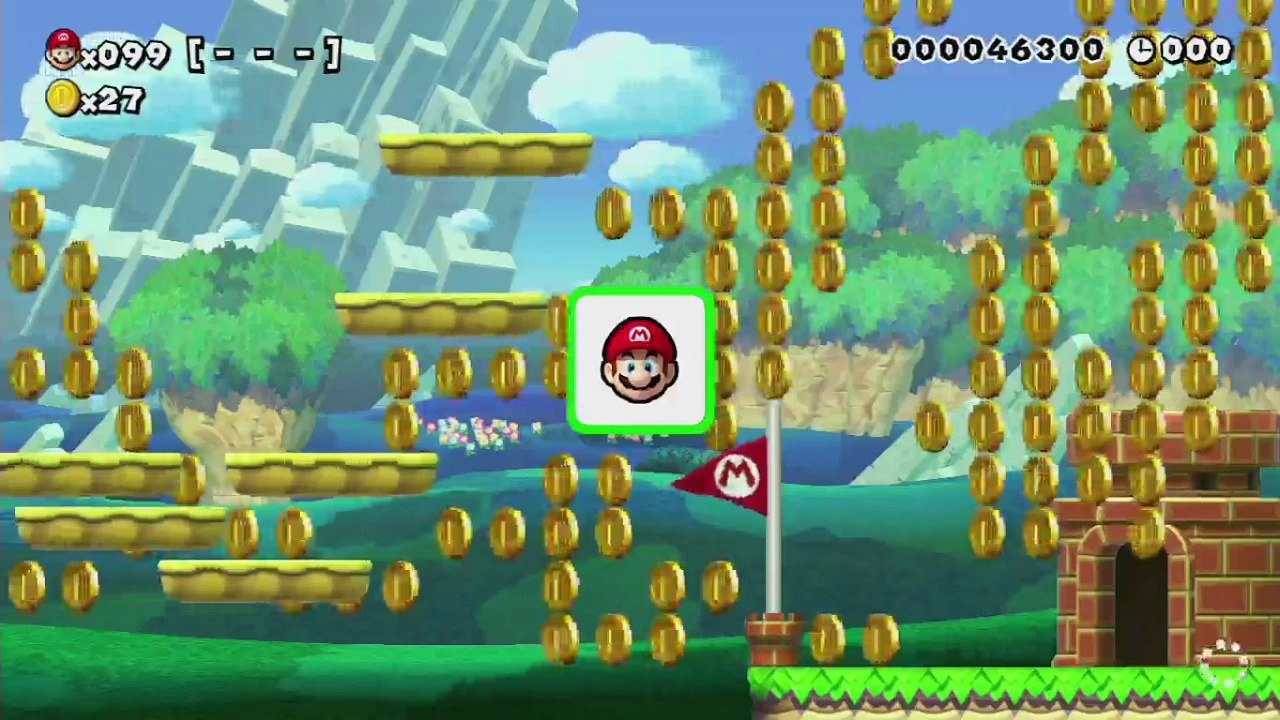 Super Mario Maker - 100 Mario Challenge 0-053 Normal - Pink Yarn Yoshi Reward